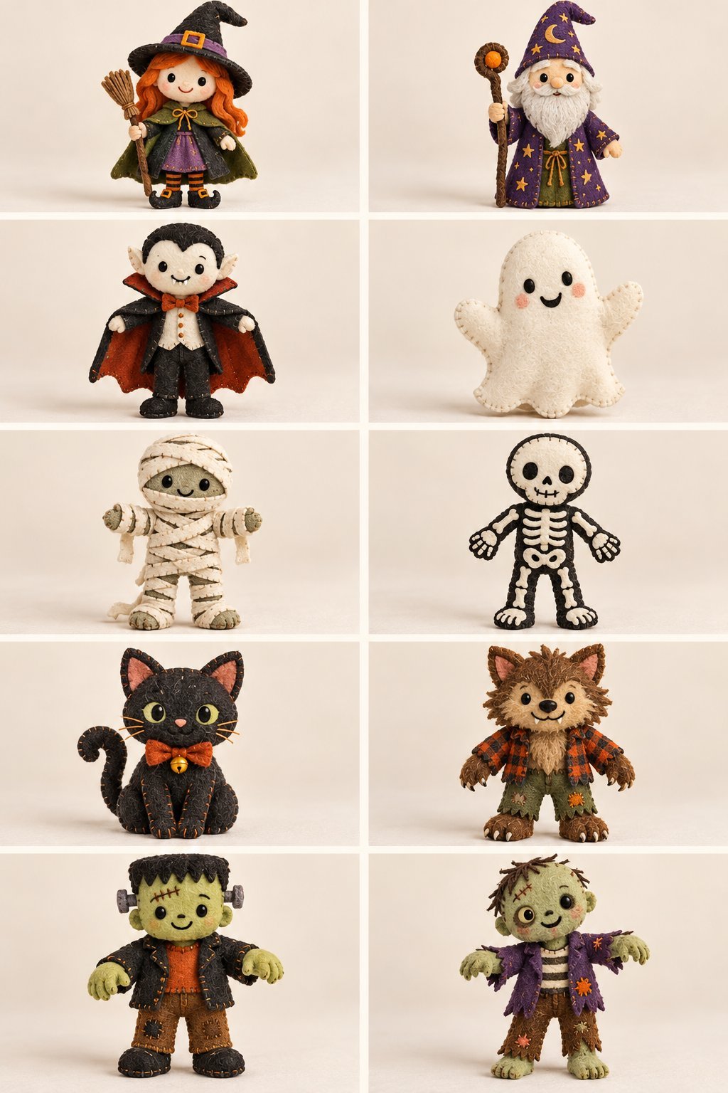 Coleção Personagens Clássicas de Halloween